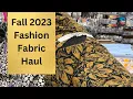 Fall 2023 Fabric Sewing Supplies Haul - SR Harris