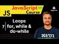 Loops for-loop while do-while loop in JavaScript