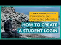 How to Create a Student Login
