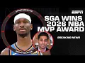 Shai Gilgeous-Alexander wins second consecutive P award - Shams Charania SportsCenter