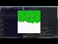 Advent of Code 2021 day 9 Depth First Search visualization