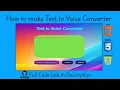 Build a Text-to-Voice Converter with HTML CSS and JavaScript Web Speech API Tutorial