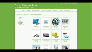 Online Medicine Store Java JSP Servlet Project Java JSP CRUD Project
