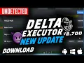 How To Download Delta Executor Mobile 🔥 Delta Executor Mobile New Update NO KEY (Android \u0026 iOS )