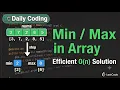 Min Max Element in Array using Java Beginner Friendly