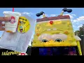 The Giant SpongeBob Nickelodeon drive-through experience takes over a Wendy s in Los Angeles Ca