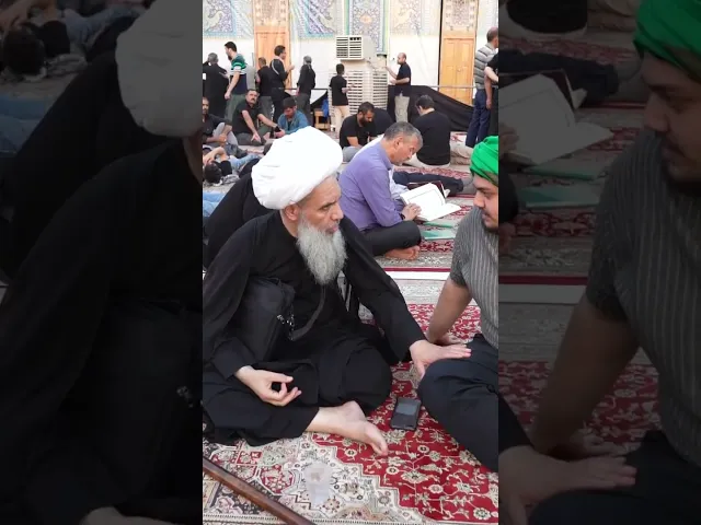 ⁣مستمرة هي الروح في عشقها لساداتها حيث الخطوات تحرث اللحظات وتكتب عنوانها… (الأربعين موعد العاشقين)
