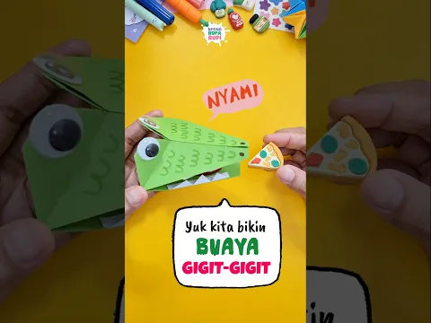 🐊 Bikin mainan BUAYA GIGIT-GIGIT