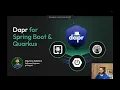 Dapr for Spring Boot Quarkus