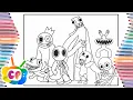 Roblox Rainbow Friends all Rainbow Friends Coloring pages Tobu Itro-Sunburst NCS