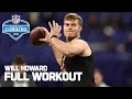 Will Howard s 2025 NFL Scouting Combine workout
