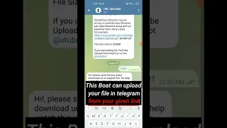 Url Uploader Boat Telegram 