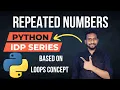 Python IDP Exam Repeated Numbers Question Answer How Pass test Python Tutorial