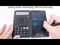 Scientific calculator with notepad