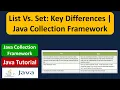 List Vs Set Key Differences Java Collection Framework
