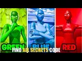 RAINBOW HIDE AND SEEK MAP FORTNITE CREATIVE - ALL SECRET CODE LOCATIONS SECRET ROOM PART 1