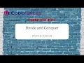 CodeForces Round 838 Divide and Conquer Proper Explanation Code