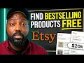Find Unsaturated Etsy Products for Free using THIS TOOL - 20k Trends Found