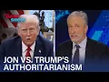 Download Lagu Jon Stewart on Trump's Authoritarian Aspirations Pt. 1 (feat. John Oliver) | The Daily Show