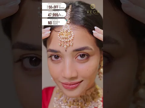 Unified Lakshmi Bridal Diamond Suite! 💎🪔 Flat 50% OFF Wastage | Vega Jewellers #shorts