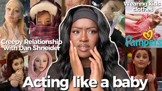 ARIANA GRANDE wants to be a BABY so BAD! (Wearing kids clothes,Trauma & Nickelodeon)