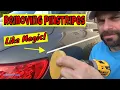 Removing Pinstripes or Decals With A Rubber Eraser is Easy