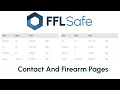 How to Use Contact and Firearm Pages