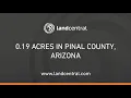 Property 14349 0 19 acres in Pinal County AZ