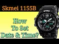 Skmei 1155 Analog - Digital Watch Time Date Day Setting How To Set Skmei 1155B
