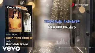 ramlah ram zapin yang tinggal official lyric video 