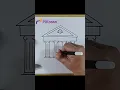 How to Draw a Courthouse Easy in Less Than One Minutes