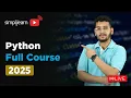 Python Full Course 2026 Python Programming Tutorial For Beginners Python Course Simplilearn