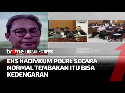 Ridwan Soplanit Tidak Mendengar Suara Tembakan, Eks Kadivkum Polri: Sulit Dibedakan dengan Petasan