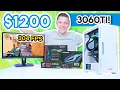 1200 RTX 3060Ti Gaming PC Build 2021 Ryzen 5600X B550 Gigabyte 3060Ti - w Benchmarks