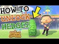How to Unlock Hedges in Animal Crossing New Horizons