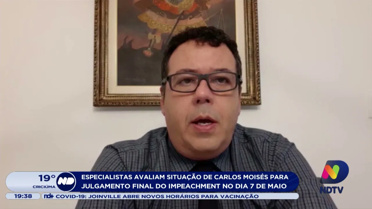 Especialistas avaliam situação de Carlos Moisés para julgamento final do impeachment