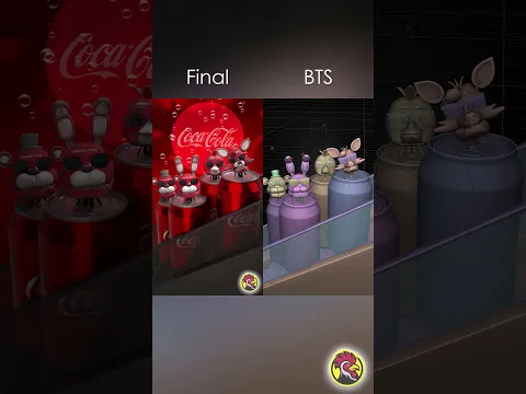 FNAF Coca Cola vs Dr Pepper Animatronics Standoff (BTS)