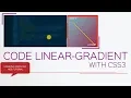 How to create a linear-gradient in CSS3 - css gradient background