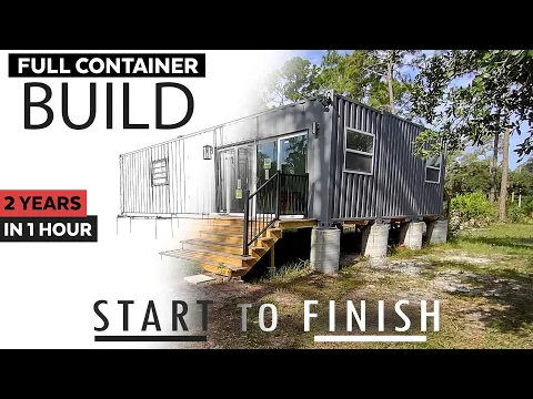 Download MP3 FULL Container Home Build - Start to Finish Timelapse Construction