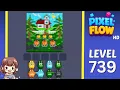 Pixel Flow Level 739 Solution Walkthrough
