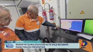 Radar meteorológico do Alto Vale receberá manutenção preventiva