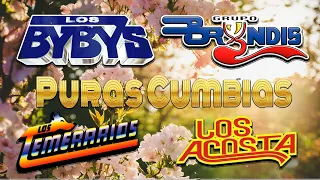 LOS TEMERARIOS, LOS ACOSTA, BRYNDIS, BYBYS SUS MEJORES ÉXITOS ~ 40 RECUERDOS DEL AYER [ CUMBIA ]