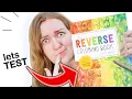 We tried A REVERSE COLORING BOOK