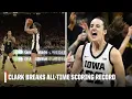 CAITLIN CLARK BREAKS NCAAW ALL-TIME SCORING RECORD ESPN College Basketball