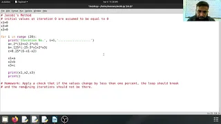 NA-13 6 Apr Python codes Jacobi s method Gauss Seidel merhod Numerical analysis Numerica