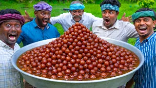GULAB JAMUN | Bread Gulab Jamun Recipe Cooking in Village | Diwali Sweets Recipe | Indian Dessert
