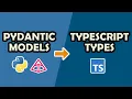 Python Scripting Generate Typescript Types from Python