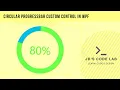 WPF C Circular Progressbar User Controls Wpf C Jd s Code Lab