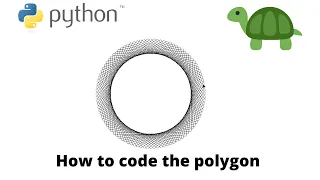 Python Turtle - code the Polygon
