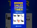 Boost your WooCommerce sales with a countdown timer